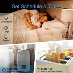 4 Pack Gosund Mini Smart Plug, WiFi Outlet Works with Alexa and Google Home