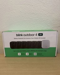 Blink Outdoor 4 XR , 6 Camera System w/Sync Module FREE VIDEO DOORBELL INCLUDED