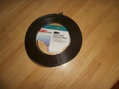 25 FT VINTAGE BROWN 300 OHM FLAT TWIN LEAD TV FM ANTENNA WIRE ,NOS