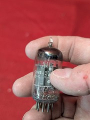 1 RCA 7AU7 Vacuum Tube. Manufactured in U.S.A. New Old Stock, Tested and Good