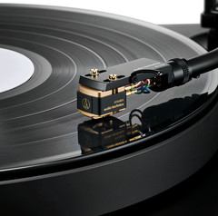 Audio-Technica AT33xMLD Dual Moving Coil Stereo Cartridge (Black and Gold)
