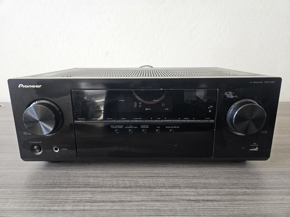 Pioneer VSX-530-K 5.1 Channel Bluetooth HDMI Surround AV Receiver Home Theater