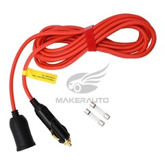 12ft 12V Car Cigarette Lighter Socket Extension Cable Cord Adapter NEW