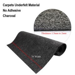 Speakers Subwoofer Interior Cover Carpeting Charcoal 78Inch(6.5ft.)Wide 32″x78″