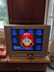 Panasonic Tau CT-20SL14J 20″ CRT TV Flat Screen Retro Gaming A/V Component Input