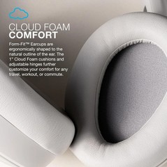 JLab JBuds Lux Active Noise Cancelling Bluetooth Headphones Cloud White