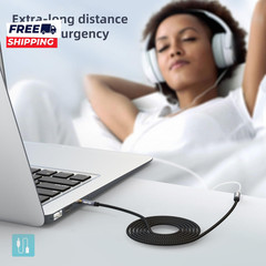 TRRS Headphone Extension Cable 4 Pole 3.5Mm Stereo Jack Male to Female Extension