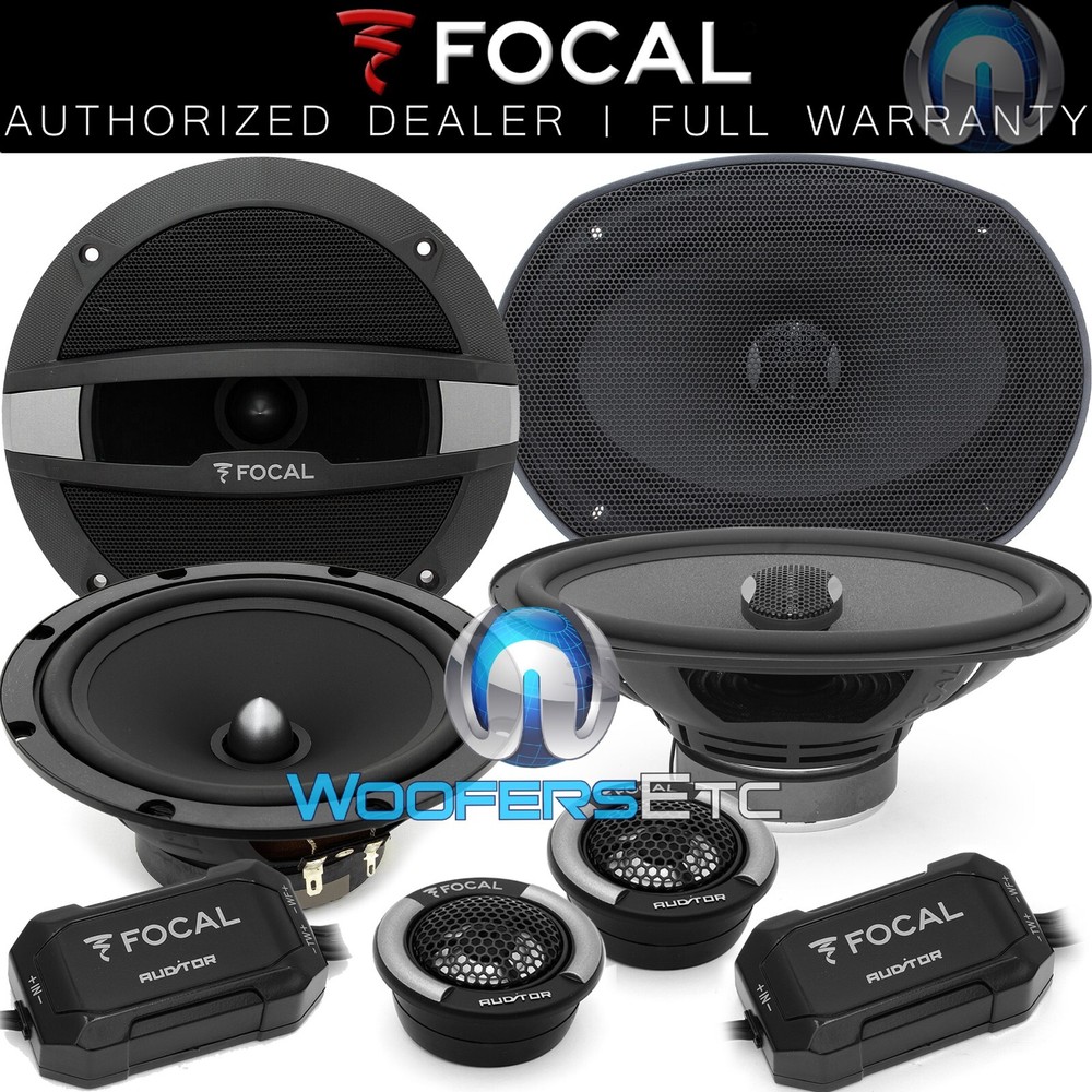 pkg FOCAL PC690N 6″X9″ PERFORMANCE 240W SPEAKERS + R-165S2 6.5″ 240W COMPONENT