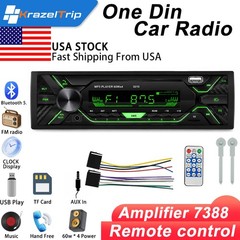 Car Audio Radio Receiver Bluetooth in-Dash FM SD USB MP3 Player