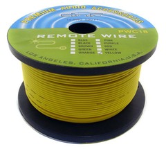 18 GAUGE WIRE 10 COLORS 25 FT EA PRIMARY AWG STRANDED COPPER REMOTE POWER CABLE