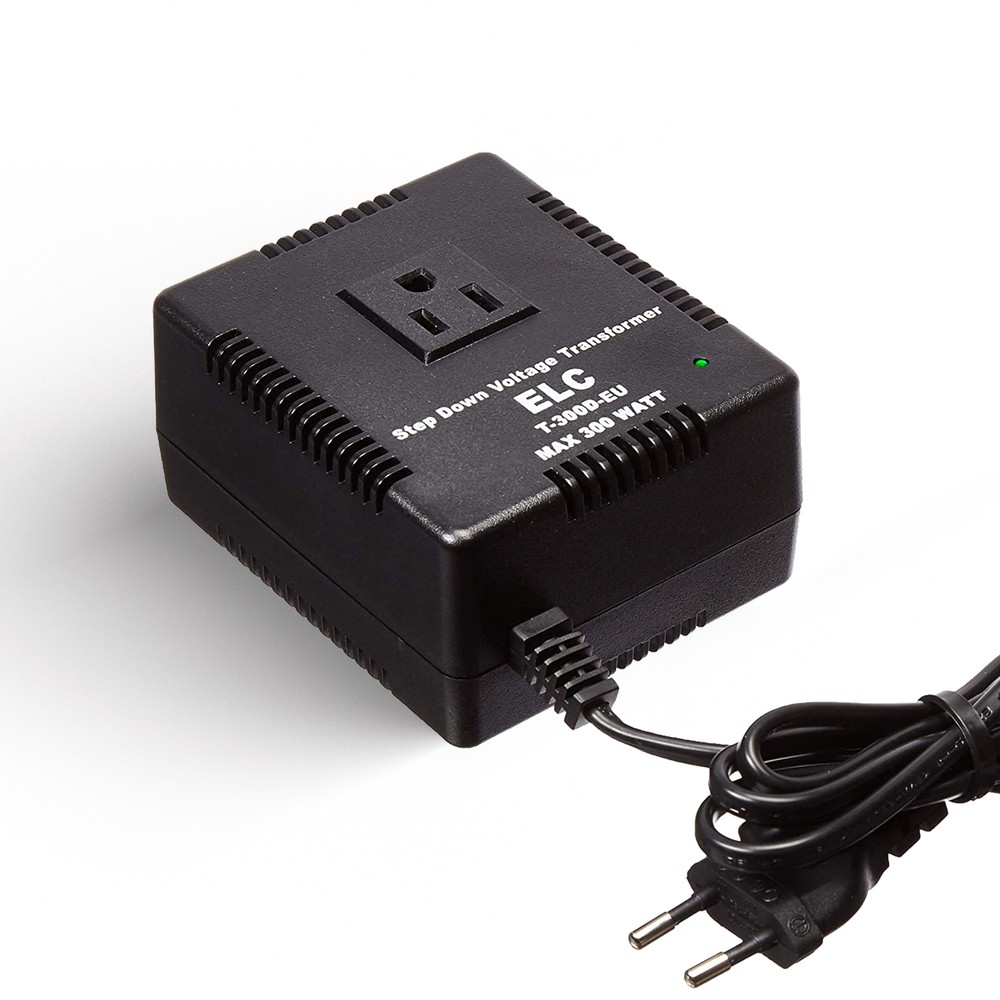 ELC T-300 300 Watt Step Down Voltage Transformer Converter – 110/220V (T-300D)