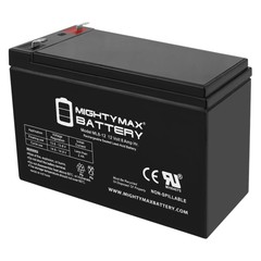 Mighty Max ML8-12 – 12 Volt 8 AH, F1 Terminal, Rechargeable SLA AGM Battery