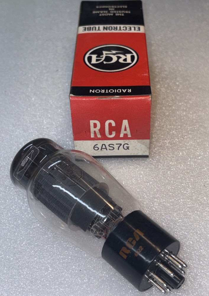 RCA 6AS7G Rectifier Tube New In Box
