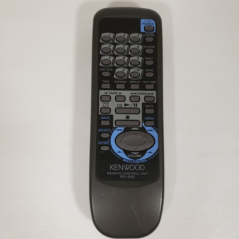 Kenwood RC-552 Remote Control Unit for Audio System Genuine OEM Tested Working