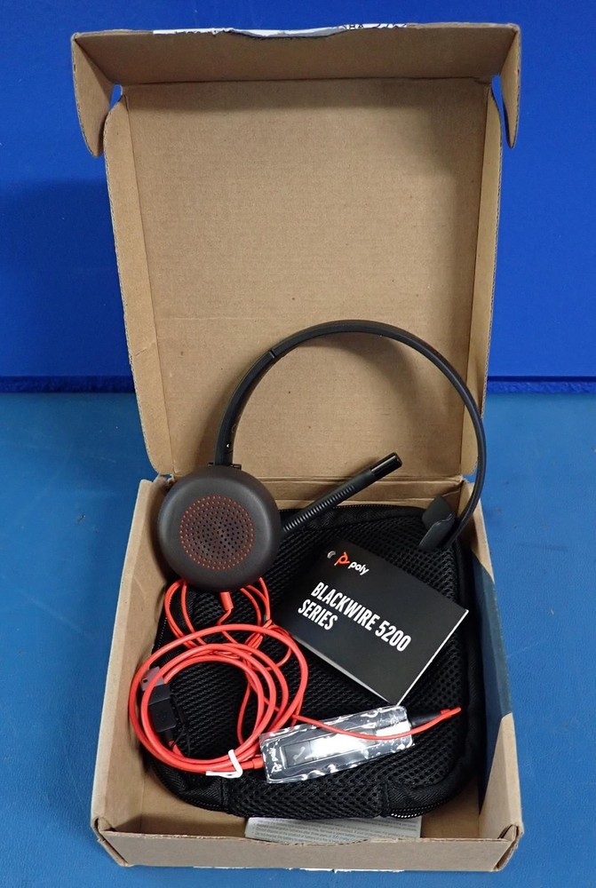 POLY BLACKWIRE 5210 N/A Monaural USB-C Headset | 8X230AA | New