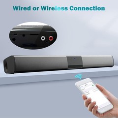 Surround TV Sound Bar System 4 Speaker Wireless Bluetooth Subwoofer Home Theater