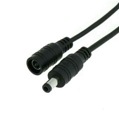 5pair 12V 5.5×2.1mm Male + Female DC Power Socket Jack Connector Cable Plug Wire