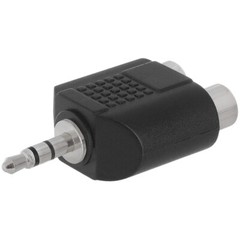 3.5mm to 2 RCA Adapter AUX to Two RCA Stereo Audio Splitter Connector Converter