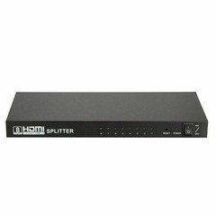 4K HDMI Splitter 1 in 8 Out, Powered 8 Port hdmi splitters Multi Monitor Outputs