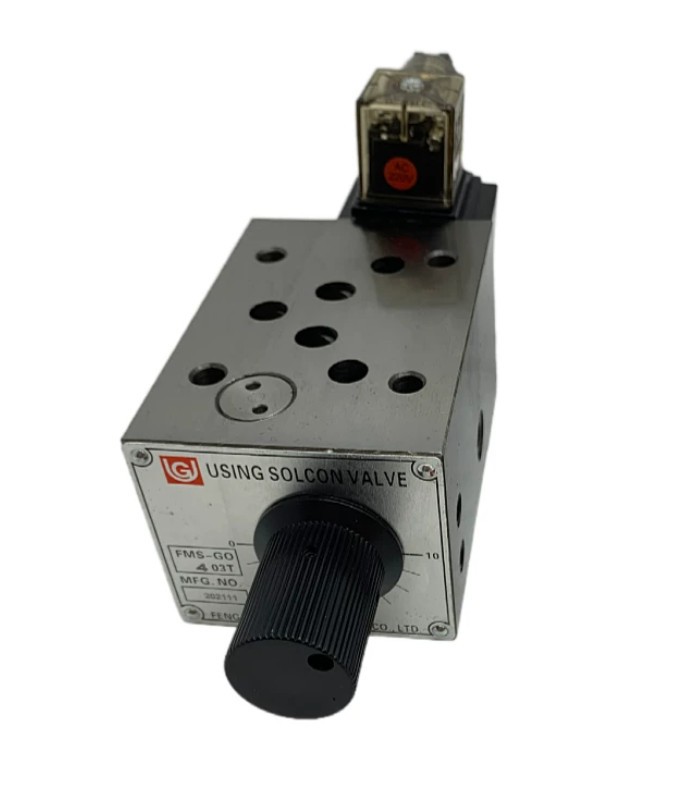 1PC New For FMS-GO4-03T Electromagnetic speed regulating valve flow valve