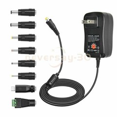 12W 3V-12V Universal AC Adapter Power Supply Wall Charger Cord for DC Charger