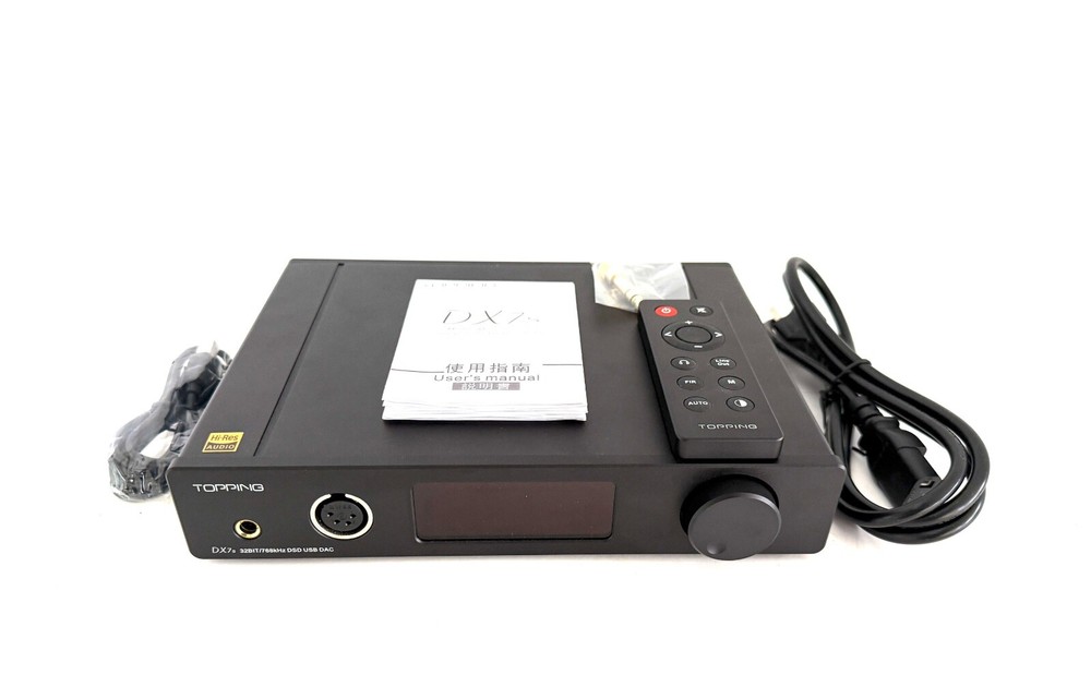 TOPPING DX7S FULL BALANCED DAC & HEADPHONE AMPLIFIER WITH ACCESSORIES – AS IS
