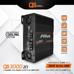 PRV Audio QS3000X 2 Ohm 3000 Watts Full Range Digital Compact 3k Car Amplifier