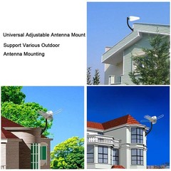 Antenna Mount – 1 BY ONE Attic Adjustable Weather Proof 15.31 inch, Black