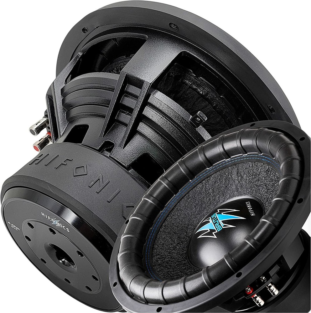 1x Hifonics BRW15D2 3000 Watts 15 Inch BRUTUS Car Audio Dual 2 Ohms Subwoofer