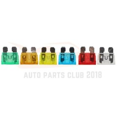 Automotive 12 Slot Relay Box 6 Way ATC/ATO Fuse Holder Block 12V 40A Universal