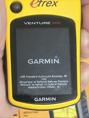 GARMIN eTrex Venture HC Yellow Handheld Satellite GPS Navigation Camping Hiking