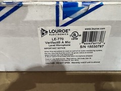 Louroe Electronics LE-770 Verifact A-ML M, Wall or Ceiling Monitoring Microphone
