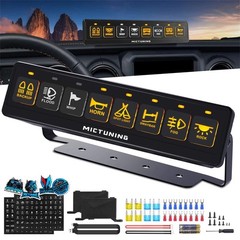Wireless 8 Gang Switch Panel – LED Light Bar Power Control Remote Circuit Box US