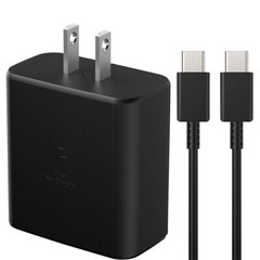 45W USB Type C Super Fast Wall PD Charger + 6ft Cable For Samsung S22 Ultra S23