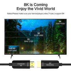 8K Optical Fiber HDMI 2.1 Cable 8K 60Hz 4K 120Hz 48Gbps High Speed Dynamic Lot