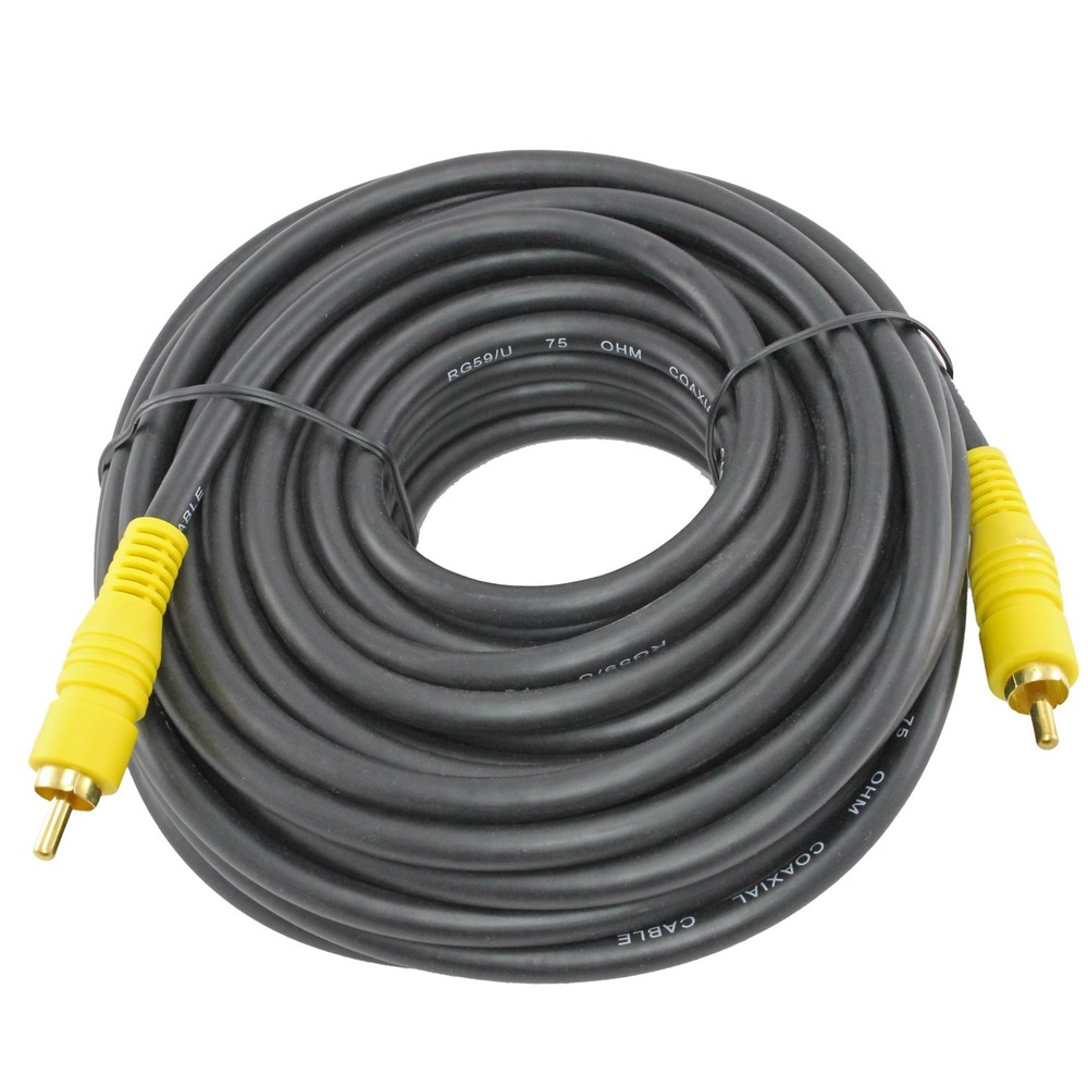 30′ ft foot Single RCA Composite TV DVD Video Projector Cable 10m CORD