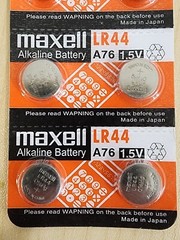 10 x LR44 Maxell A76 L1154 AG13 357 New Alkaline Battery EXPIRE 2031 ten battery