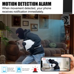 For Home/Office 4K Mini Security Camera Motion Detection DIY Mount WiFi Alerts