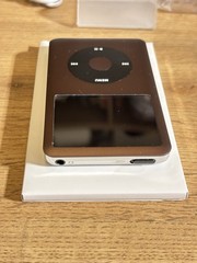 Apple IPod Classic 7th Gen 160Gb NEW EXTERIOR+BATTERY! MC297J / MINT. Espresso