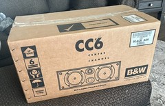 B & W Bowers & Wilkins CC6 Center Channel Speaker Black CC 6 incl owner’s manual