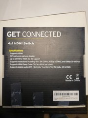 Elekcity 4×1 HDMI Switcher 4K x 2k (30Hz) 1080p (120Hz)