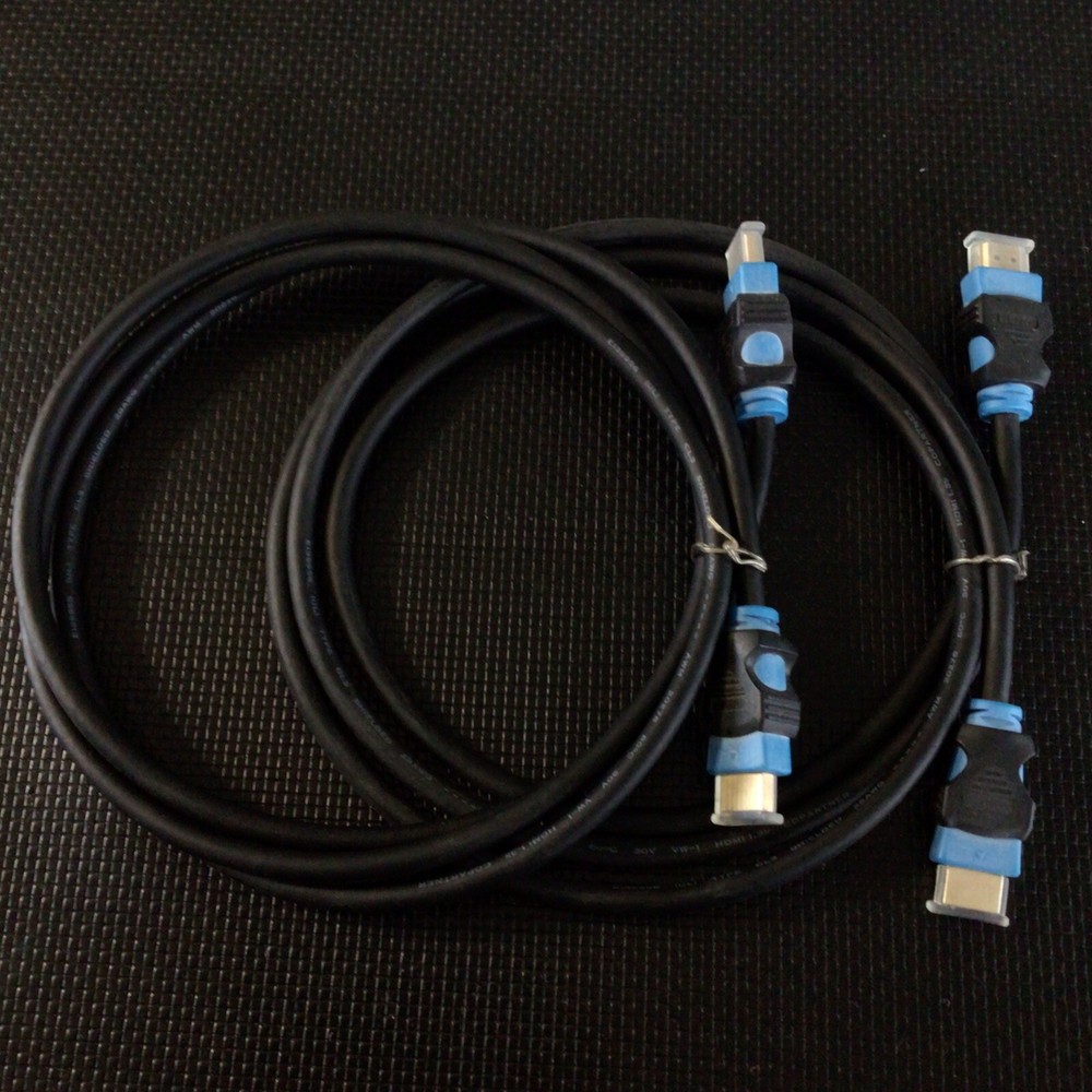 2X HDMI 1.3b Premium Cables 6ft Gold Plated 1080P Game Console DVD Player