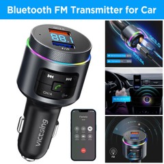 Car Bluetooth FM Transmitter Radio MP3 Wireless Adapter Dual USB Charger