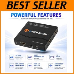 4K HDMI Splitter 1×4 Dolby Vision HDCP2.2 JTECH-4KSP4