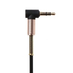 24cm Dual 90° Bending Car Aux Cord for Mobile Phone Stereo Speaker Headphone