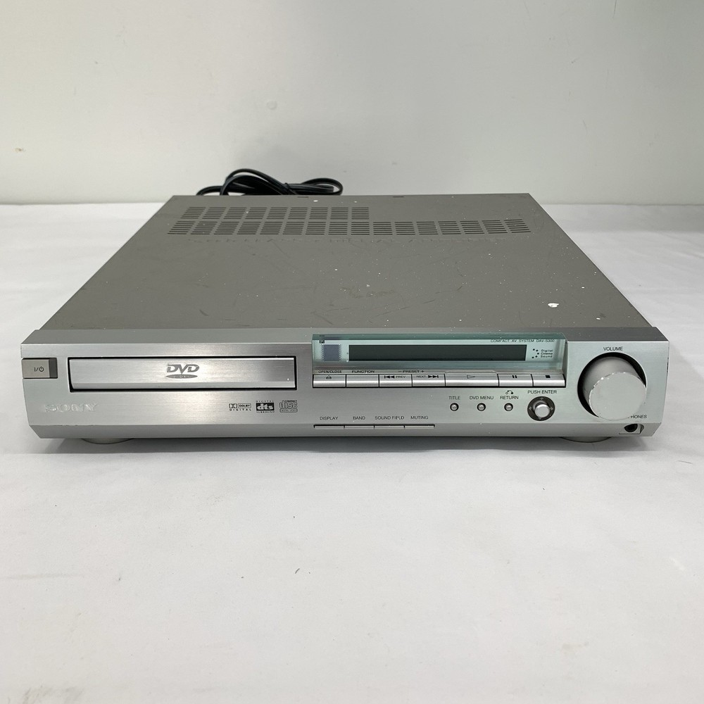 Sony DAV-S300 HCD-S300 5.1 Receiver Dolby Digital CD/DVD Tested No Remote