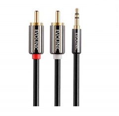 3.5mm Jack To 2 Rca Stereo Audio Cable Adapter 6ft 9ft 3ft Male