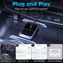 Android Auto Wired to Wireless Adapter Converter Instant Connection Android 10+
