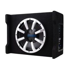 Jensen JW10A 10″ 100 Watts RMS Subwoofer with Vented Enclosure and Built-In Amp