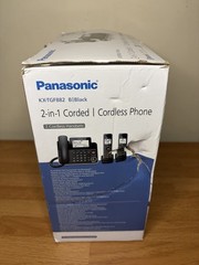 Panasonic KX-TGF882B Link2Cell Expandable 1 Corded/Cordless Phone 2 Answering